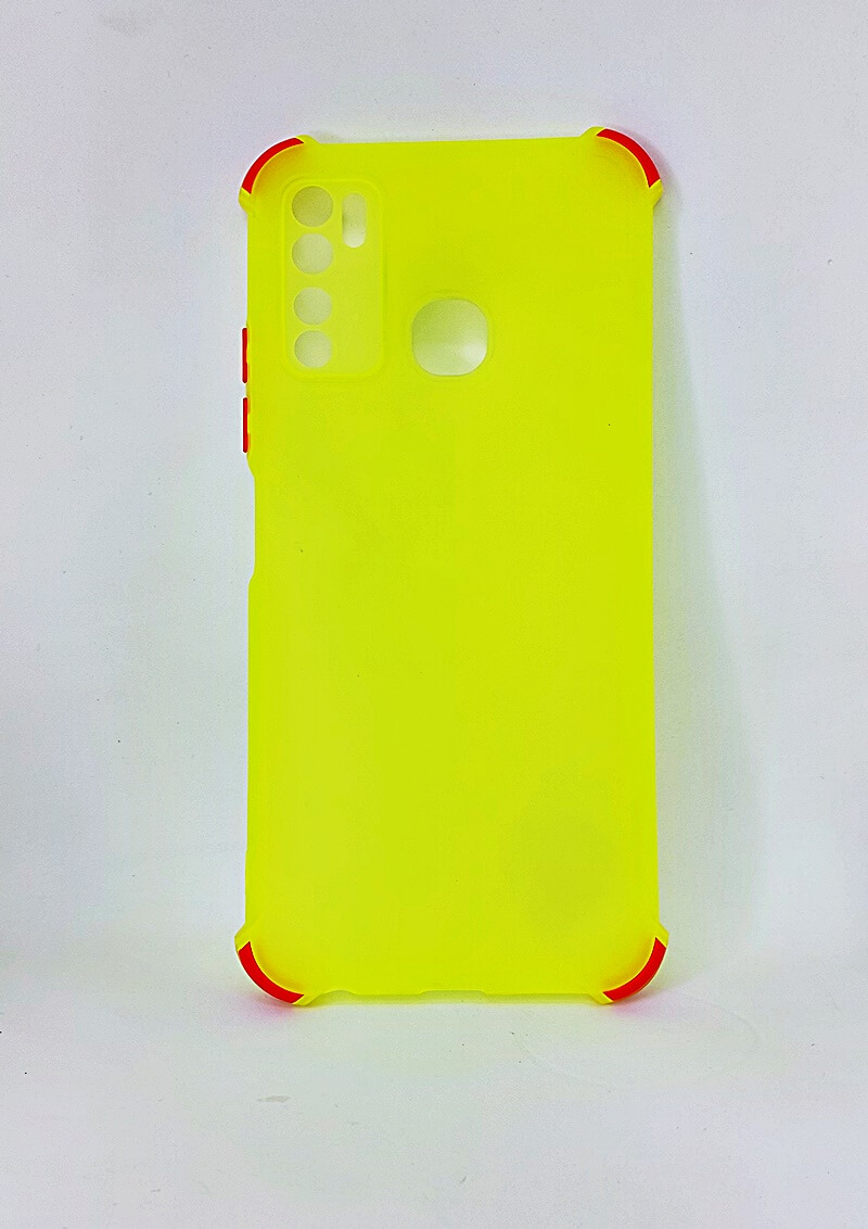 Накладка Ease Glossy Buttons Full Camera для Tecno Spark 5 Pro (KD7)//Tecno Camon 15 жовта-0
